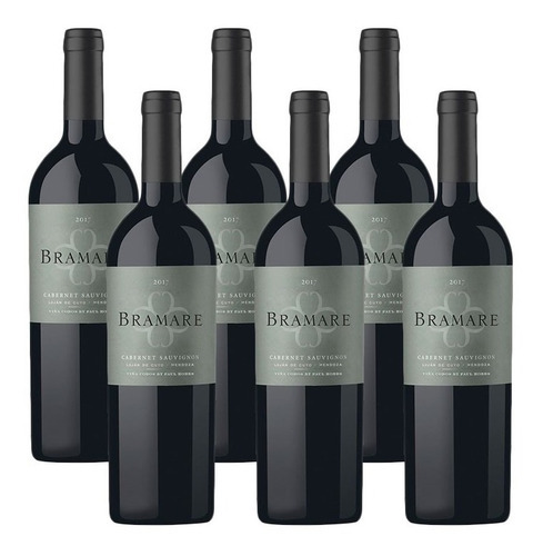 Vino Bramare Luján De Cuyo Cabernet Sauvignon Caja X 6u