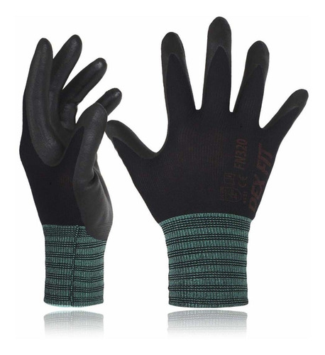 Dex Fit Fn320 Guantes De Trabajo De Ajuste Elástico 3d Ag