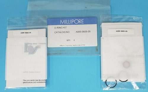 Lot Of 2 New Millipore A000-0605-05 O-ring Kits A0000605 Vvm