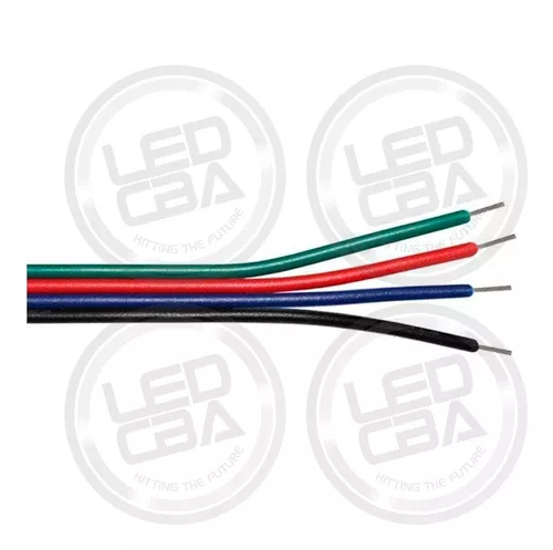 Conector De 4 Pines Cable Macho Hembra Para Tiras Led Rgb