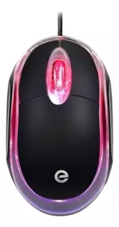 Mouse Exbom MS-9 Preto Com Led Vermelha