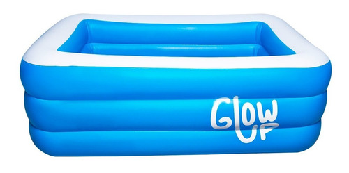 Piscina 150x105x50cm 350 Litros Azul Glowup + Inflador