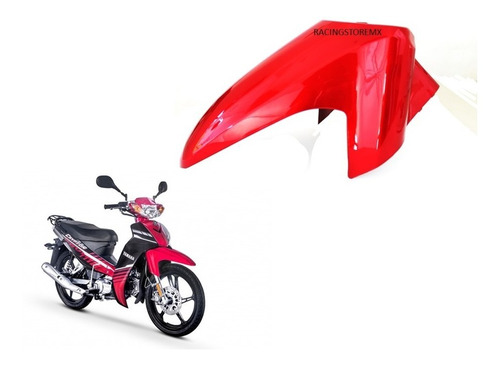 Salpicadera Delantera Rojo Crypton T110 Yamaha Motocicleta