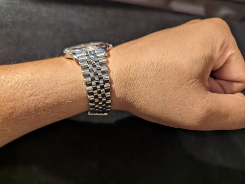 Reloj Philip Persio Todo En Acero Inoxidable Quarzo Japonés (Usado)