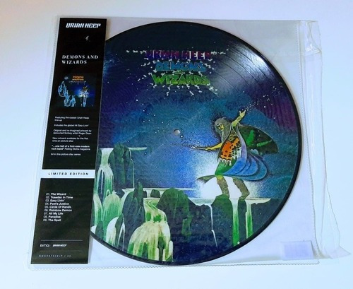 20% Uriah Heep - Demons And Wizards 22 Hard (lac) pic Lp Imp