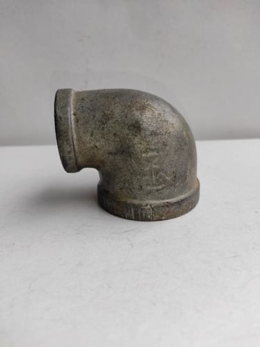 Codo Reducido Galvanizado Reforzado 90 Grados 1-½ X1 PuLG (Usado)