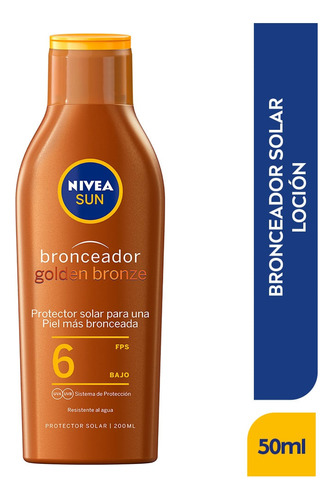 Bronceador Nivea C/vit.e Fps6 X 200ml