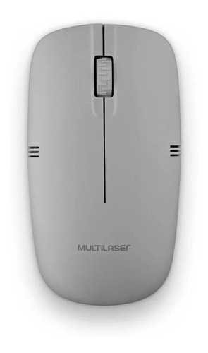 Imagem 1 de 3 de Mouse Sem Fio Lite 1200 Dpi Usb Cinza Multilaser