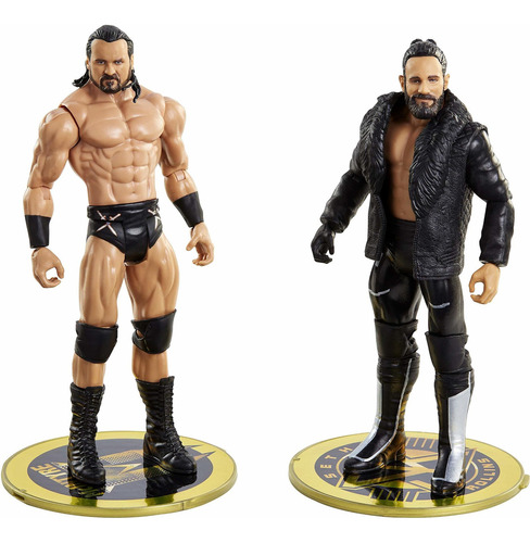 Figura De Acción Wwe Seth Rollins Vs Drew Mcintyre Champ Fgc