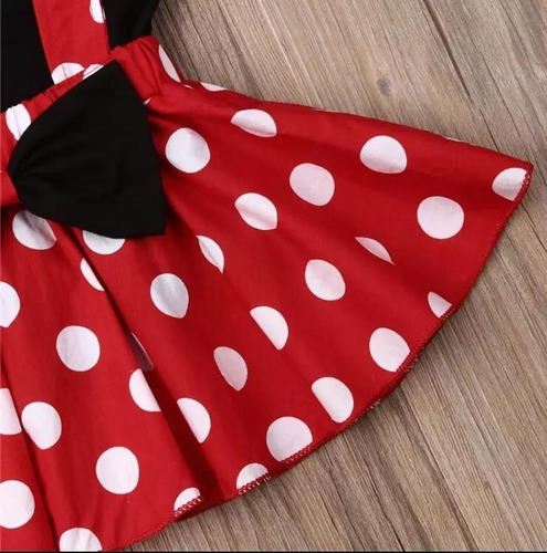 Imagem 5 de 9 de Conjunto Da Minnie Infantil Menina Blusa Saia Festa