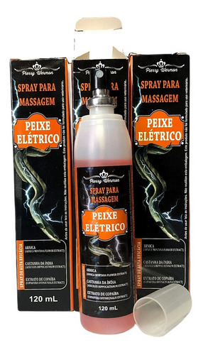  Kit 2 Spray Para Massagem Peixe Elétrico 120ml Pierry Wermon Fragrância Agradável Tipo De Embalagem Caixa