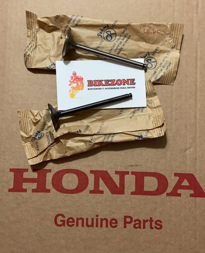 Imagen 1 de 2 de Valvulas Admision Escape Japon Honda Titan Invicta Xr 150