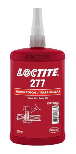 Adesivo Trava Roscas Alto Torque 250g 277 Loctite