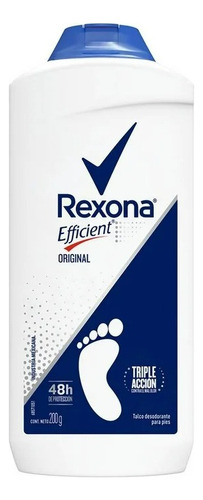 2 Pza Talco Desodorante Para Pies Rexona Efficient Original