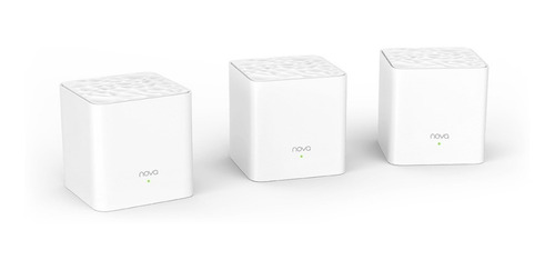 Imagen 2 de 6 de Sistema Wifi Mesh Tenda Nova Mw3 Dual Band Ac1200 Pack X3