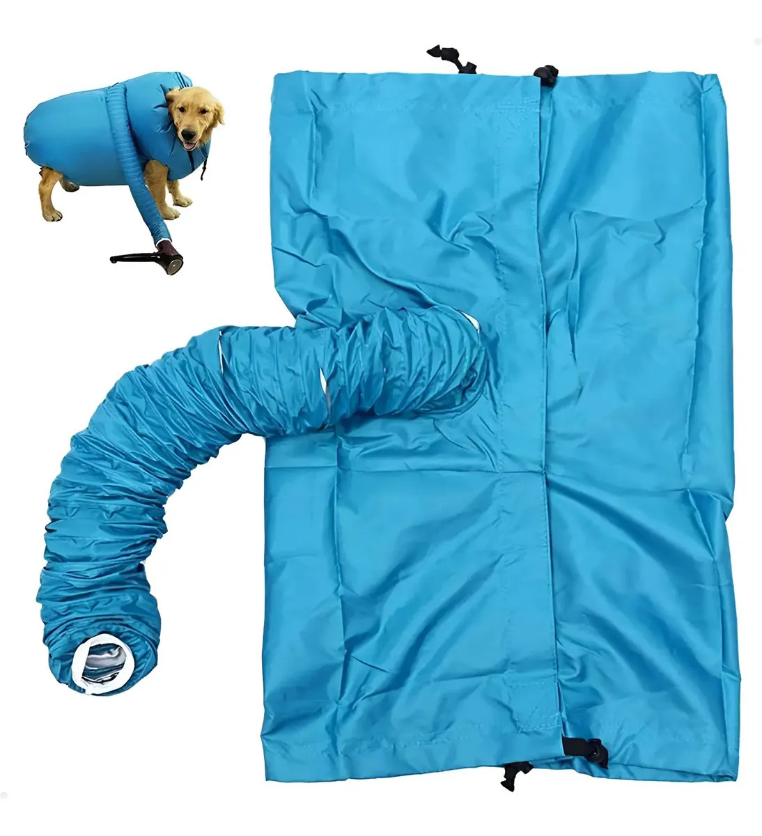 Secador Para Cachorro Pet Banho Roupa Saco Secagem Rápida Cor Pequeno 0