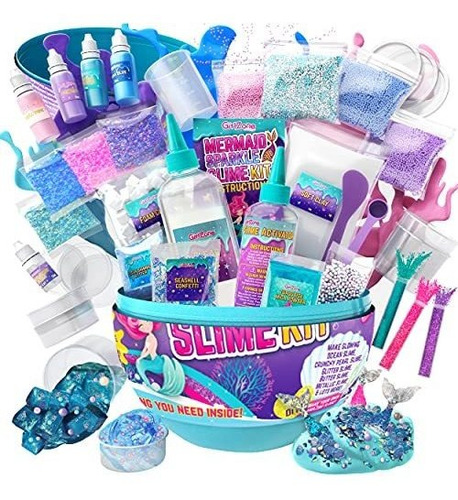 Huevo Sorpresa Sirena Chispa Kit Para Niñas Limo