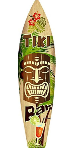 Smart Blonde Tiki Bar Metal Novedad Tabla De Surf Signo Sb02