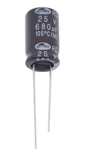 Condensador Electrolítico Samwha 25v 680uf X 10 Unidades