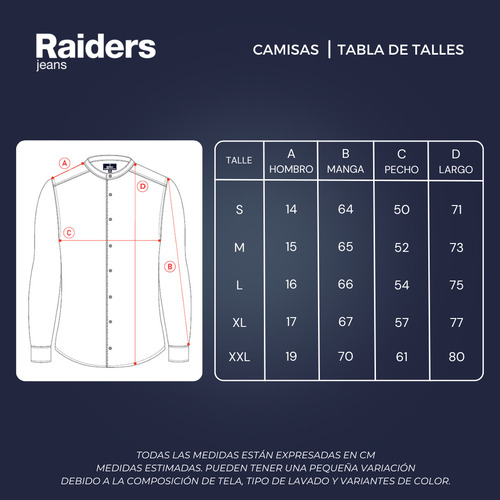 Camisa Lino Raiders Jeans Regular Hart