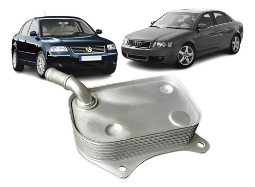 Resfriador De Óleo Do Motor Audi A4 A6 Vw Passat 1997-2008