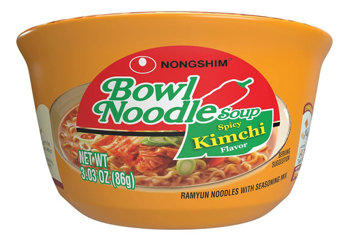 Kimchi Instant Ramen - Mezcla De Sopa De Fideos Ramen, Paque