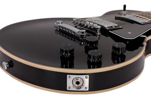 Guitarra Eléctrica Con Case Serie Unique Cosmos Ii-bk Babilo