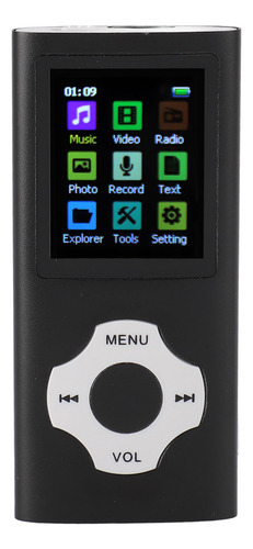 Reproductor Mp3 Hifi Recargable Sin Pérdidas Con Pantalla Tf