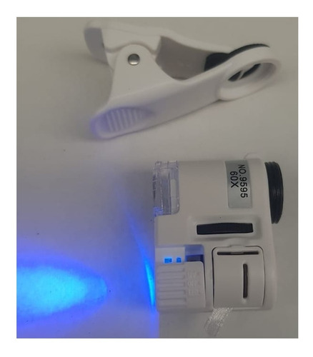 Lupa Microscopio Cultivo Floracion Portátil 60x Luz Led Uv