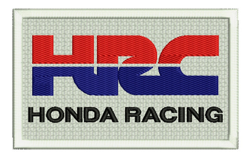 960 Hrc Honda Racing Parche Bordado