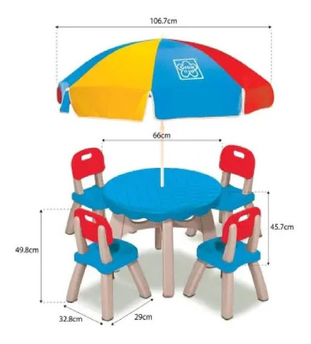Set Infantil Para Patio, Grow'n Up Summertimez