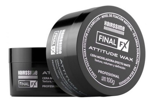 Cera Attitude Wax Hairssime X 100 Gr Barberia