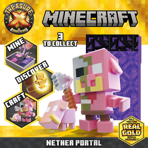Treasure X Minecraft S1 Nether Portal Craft