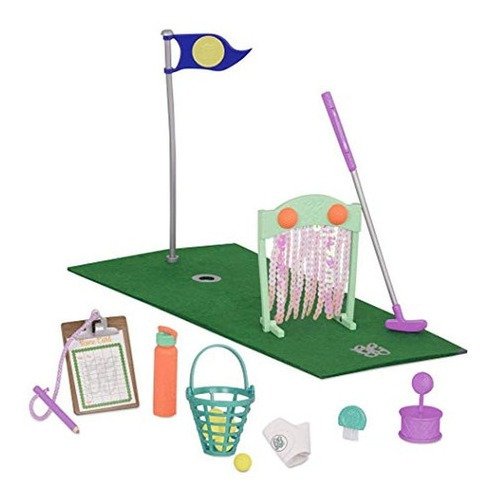 Mini Juego De Accesorios De Golf Con Purpurina Para Niñas