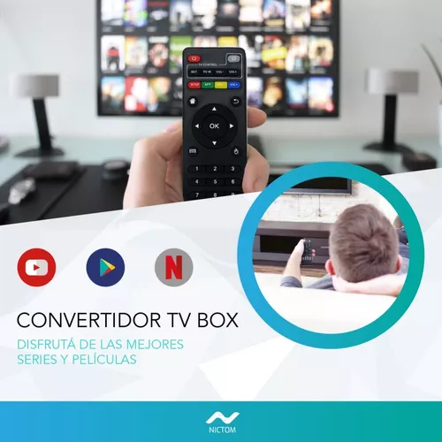 Convertidor Smart TV Nictom 1GB RAM T1PRO + Conversor Adaptador HDMI A VGA  Nictom - DX