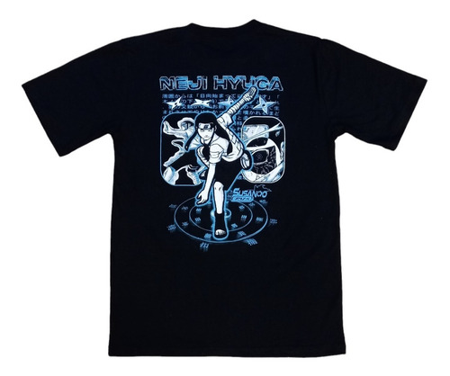 Imagen 2 de 6 de Remera Serigrafia Naruto Neji Hyuga Gastovic Anime Store