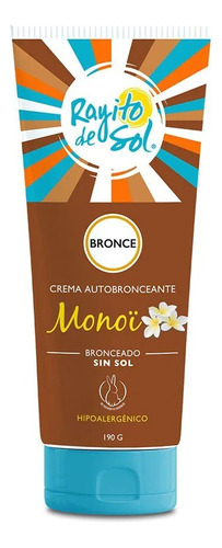 Crema Autobronceante Monoi Bronce - Rayito De Sol 190g