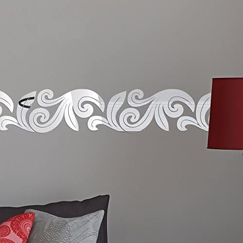 Meya Juego De 10 Pegatinas De Pared Con Espejo Diy, Calcoman
