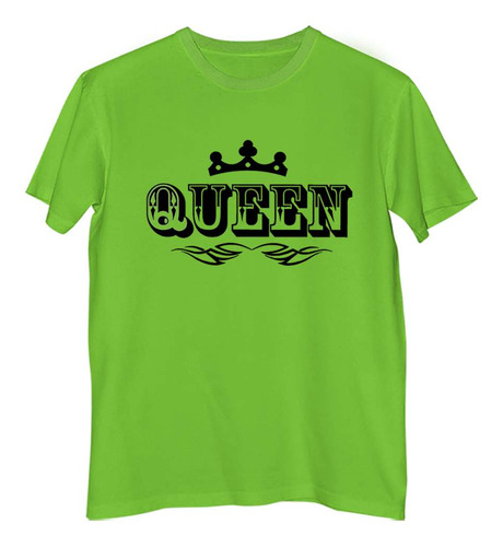 Remera Hombre Color King Queen Rey Reina Corona M1