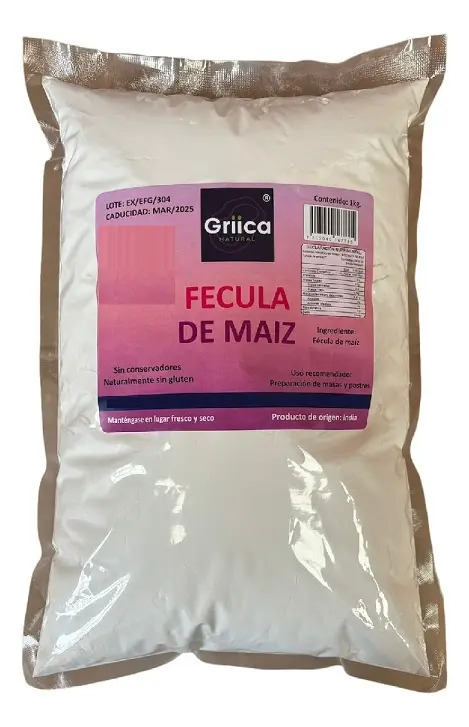 Almidón De Maiz 1 Kg Fecula De Maíz