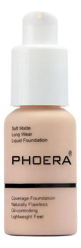 Base Líquida Phoera Matte 101 Porcelain 30ml Hidratante