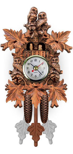 Reloj De Cuco Alemán Antiguo, Arte Creativo En Metal Para Pa