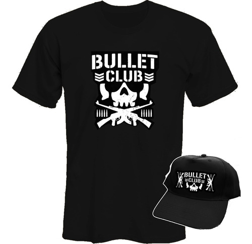 Combo Bullet Club Remera + Gorra Estampa Transfer! Aj Styles