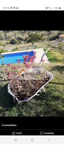 Imagem 14 de 26 de Excelente Chácara Em Guararema Com Casa Térrea Com 03 Dormitórios , Sendo 01 Suíte - Piscina - Churrasqueira - Pomar - Quarto De Hóspede - Vista Panorâmica - Sp - Ch0004_asi