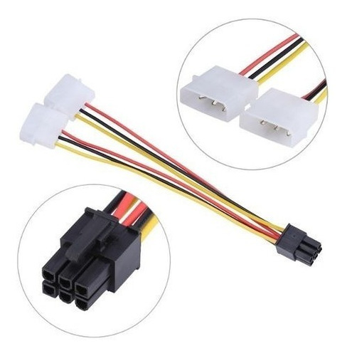 Cable Molex Ide A Poder 6 Pin 6 Pines Tarjeta Video