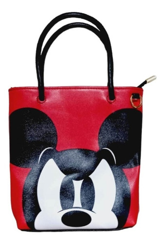 Bolsa Crossbody Dama Negra Con Rojo Mickey Mouse