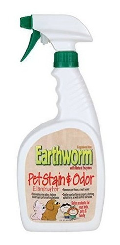 Earthworm Pet Stain Remover Y Odor Eliminator Eliminador D