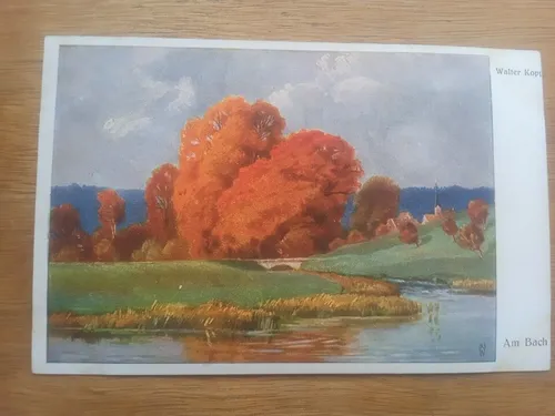 Alemania 10 Postales Pintura Walter Popp Pintor Alemán Arte