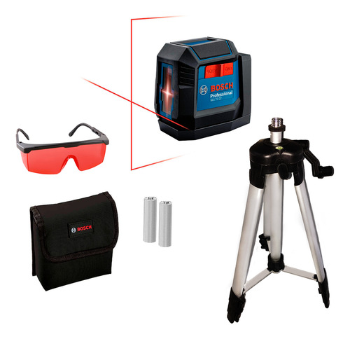 Nível Laser 2 Linhas Gll12-22 Bosch Profiss + Óculos E Tripé