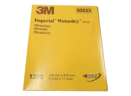 Lija De Agua 3m Imperial Wetordry #1200 Modelo 2033 S